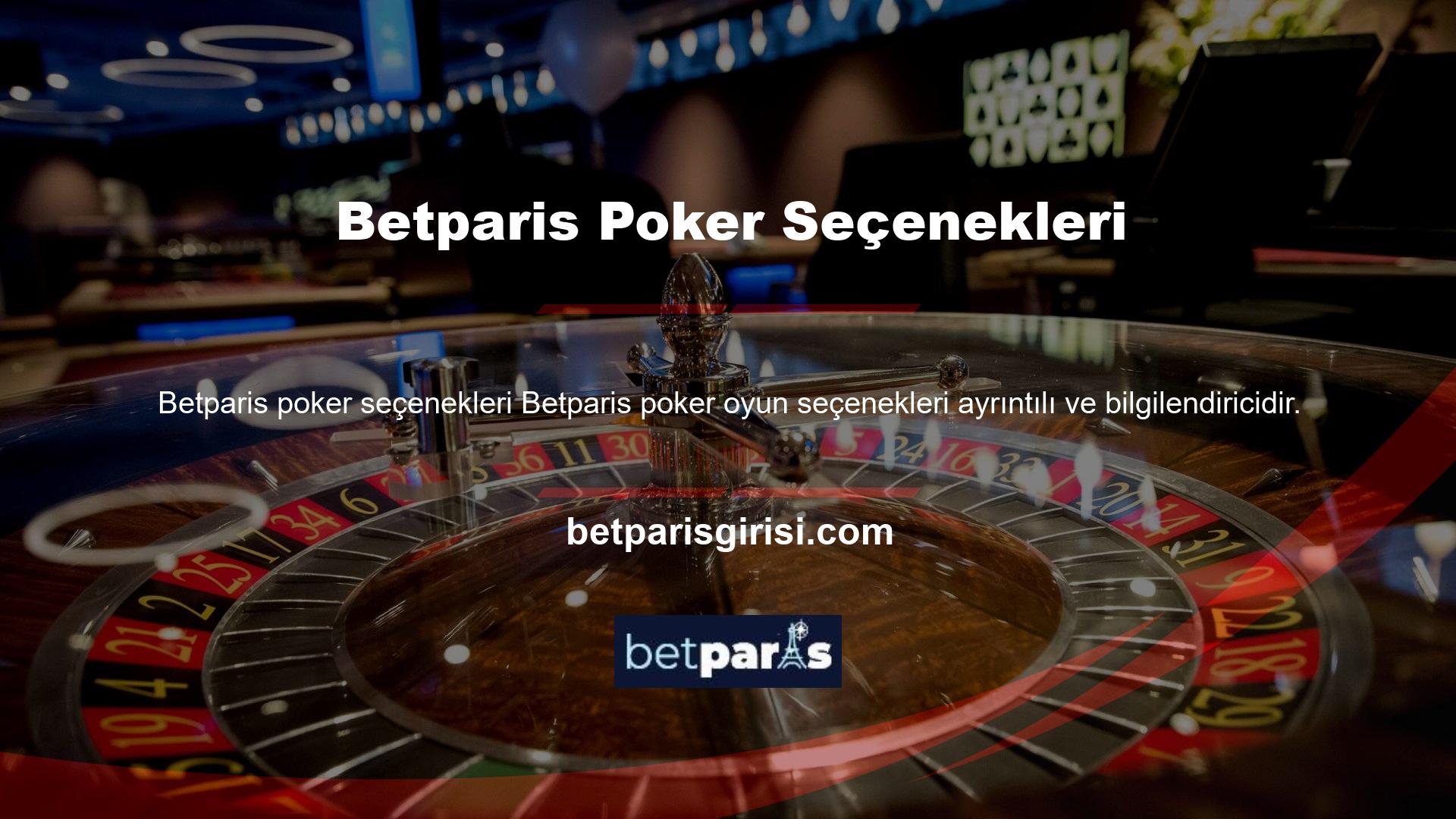 Poker, dünyanın her köşesinden insanların oynamaktan hoşlandığı bir oyundur